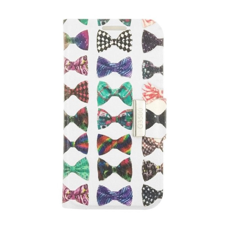 Θήκη Βιβλίο Stand Bowtie Design για Samsung Galaxy Core Plus G3500