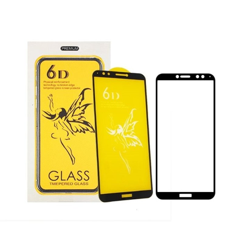 Προστασία Οθόνης Tempered Glass 6D Full Cover Full Glue 0.3mm για Samsung Galaxy J400F J4 2018 - Χρώμα: Μαύρο