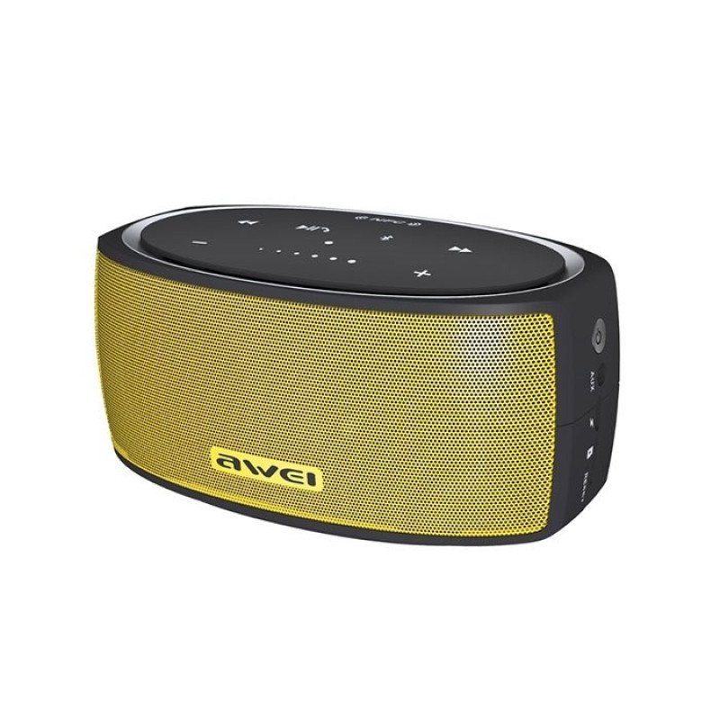 Bluetooth Speaker Awei Y210 Ασύρματο Ηχείο Touch Portable Wireless Stereo - Χρώμα: Κίτρινο