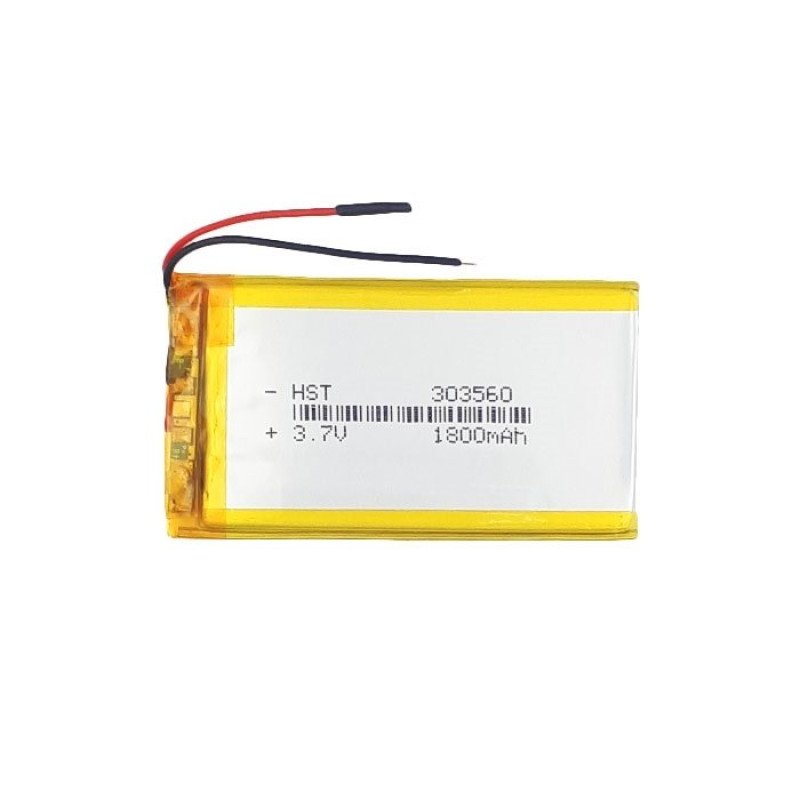 Μπαταρία Universal 6x3.5 cm με 2 Καλώδια - 1100mAh