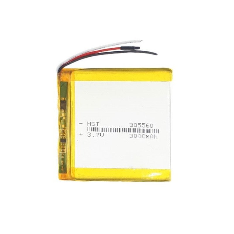 Μπαταρία Universal 9x6 cm με 2 Καλώδια - 3500mAh