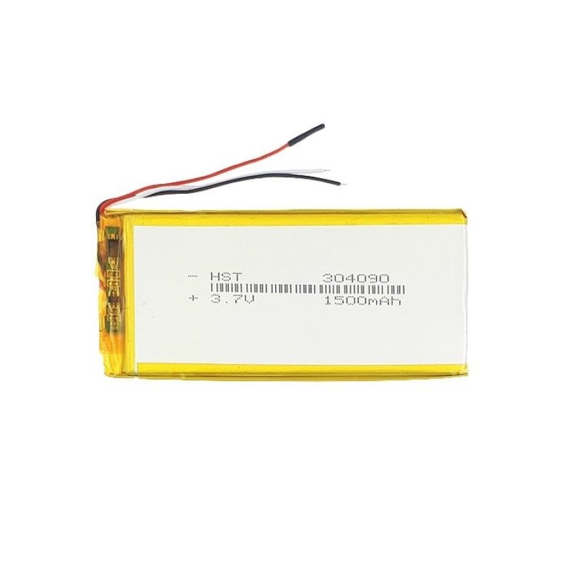 Μπαταρία Universal 9x3.8 cm με 2 Καλώδια - 2200mAh