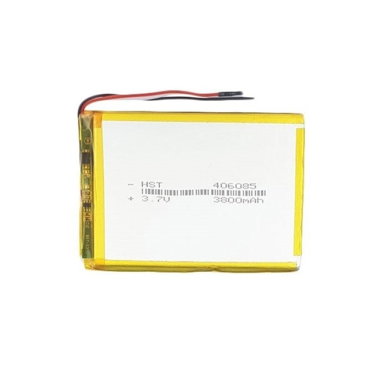 Μπαταρία Universal 8.5x6.5 cm με 2 Καλώδια - 3200mAh