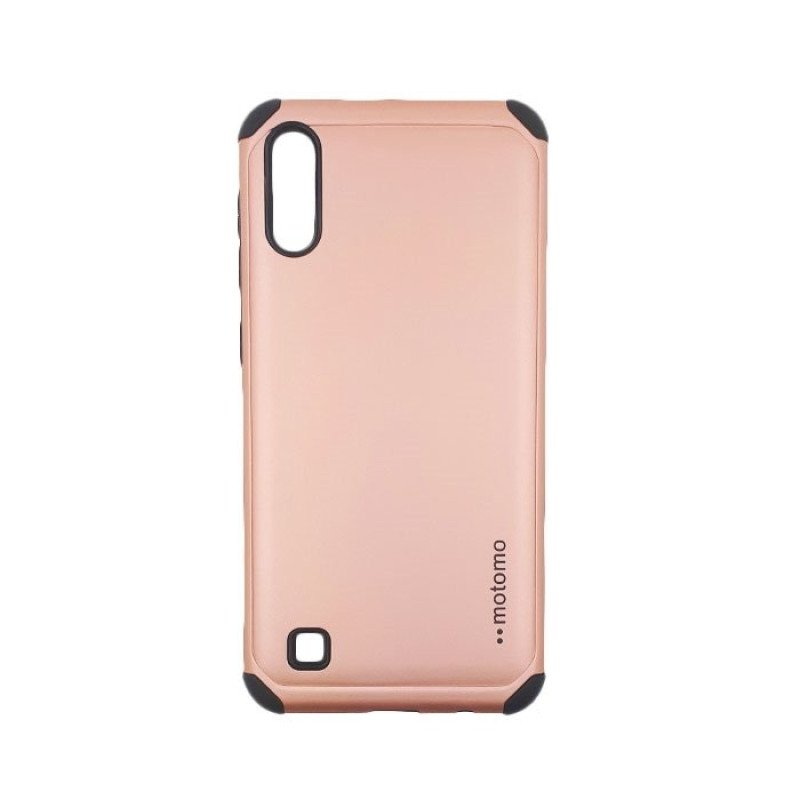 Θήκη Motomo Tough Armor για Samsung A105F Galaxy A10/M105F Galaxy M10 - Χρώμα: Χρυσό Ροζ