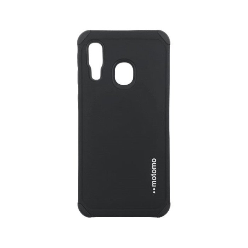 Θήκη Motomo Tough Armor για Samsung A405F Galaxy A40 - Χρώμα: Μαύρο