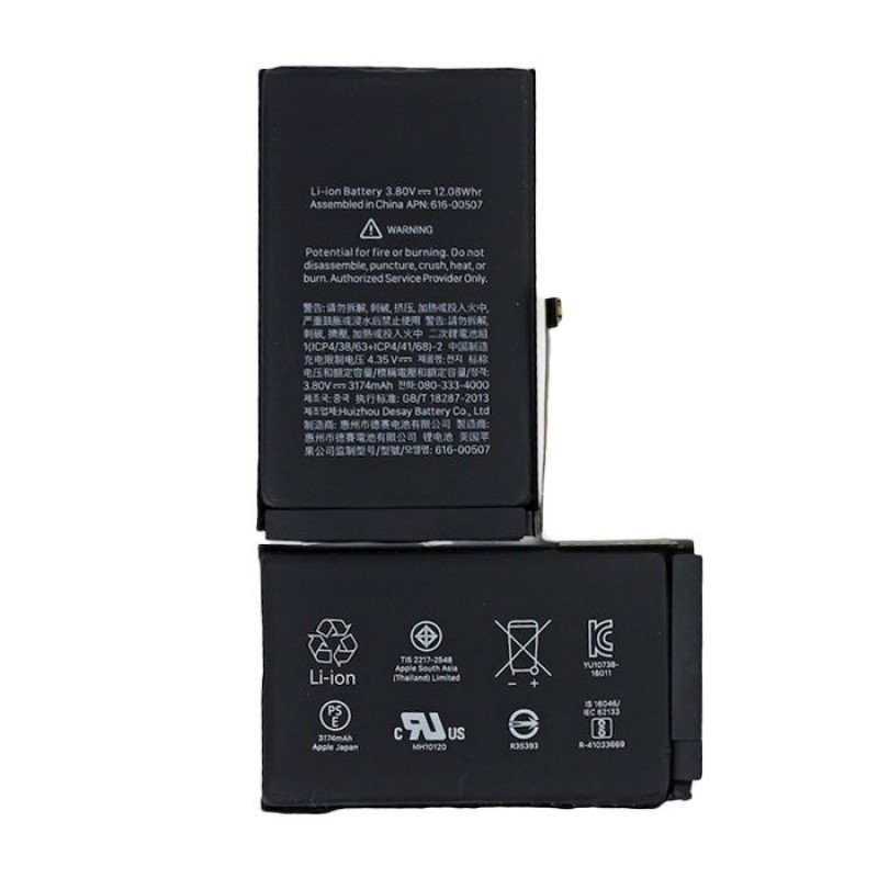 Μπαταρία Συμβατή με Apple iPhone XS Max (616-00507) - 3174mAh( ΔΕΝ ΕΜΦΑΝΙΖΕΙ ΤΗΝ ΥΓΕΙΑ ΤΗΣ ΜΠΑΤΑΡΙΑΣ  )