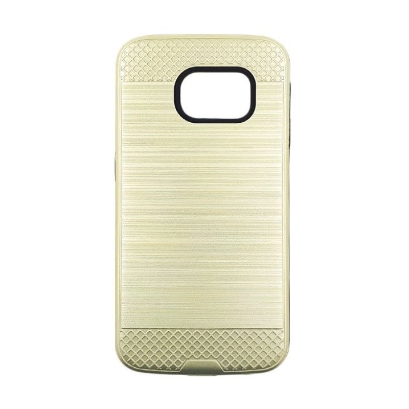 Θήκη Πλάτης Tough Brushed Cover για Samsung G925F Galaxy S6 Edge - Χρώμα: Χρυσό