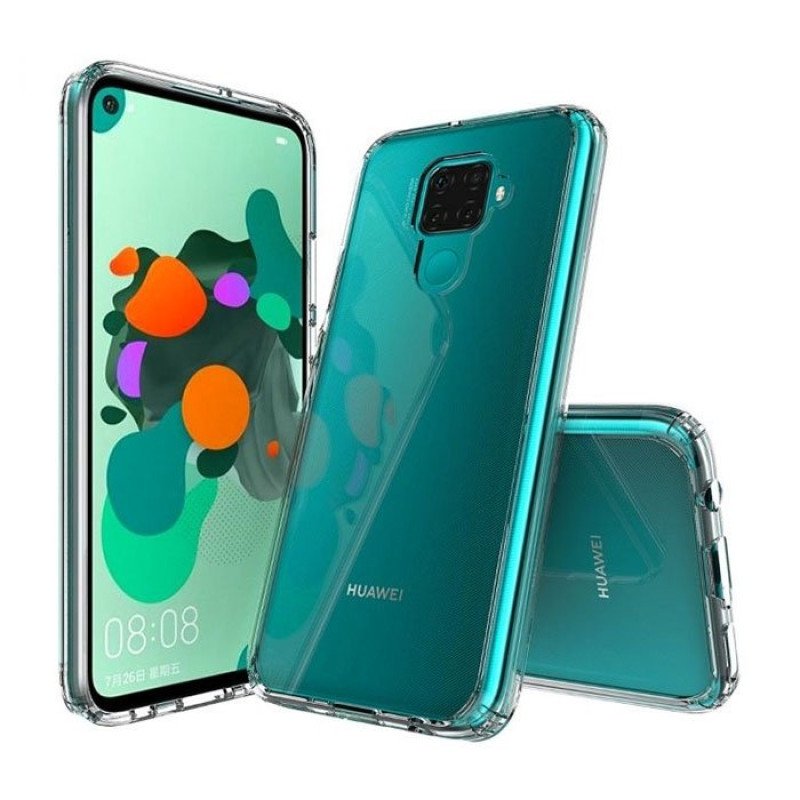 Θήκη Πλάτης Σιλικόνης για Huawei Mate 30 Lite - Χρώμα: Διάφανο