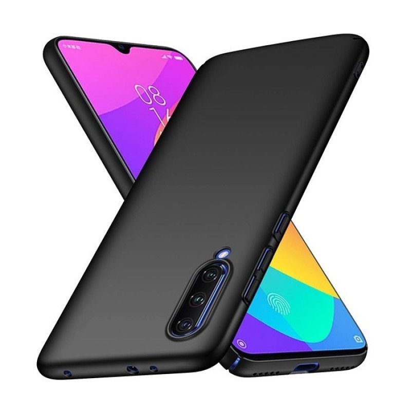 Θήκη Πλάτης Σιλικόνης Matte για Xiaomi Mi A3 - Χρώμα: Μαύρο