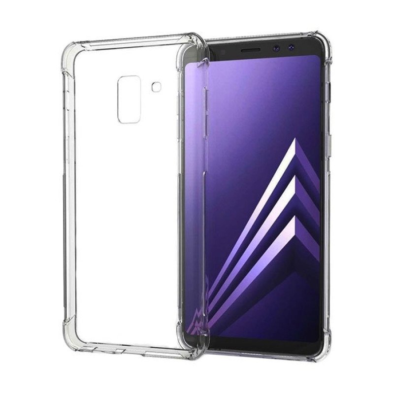 Θήκη Πλάτης Σιλικόνης Anti Shock 0.5mm για Samsung A600F Galaxy A6 2018 - Χρώμα: Διάφανο