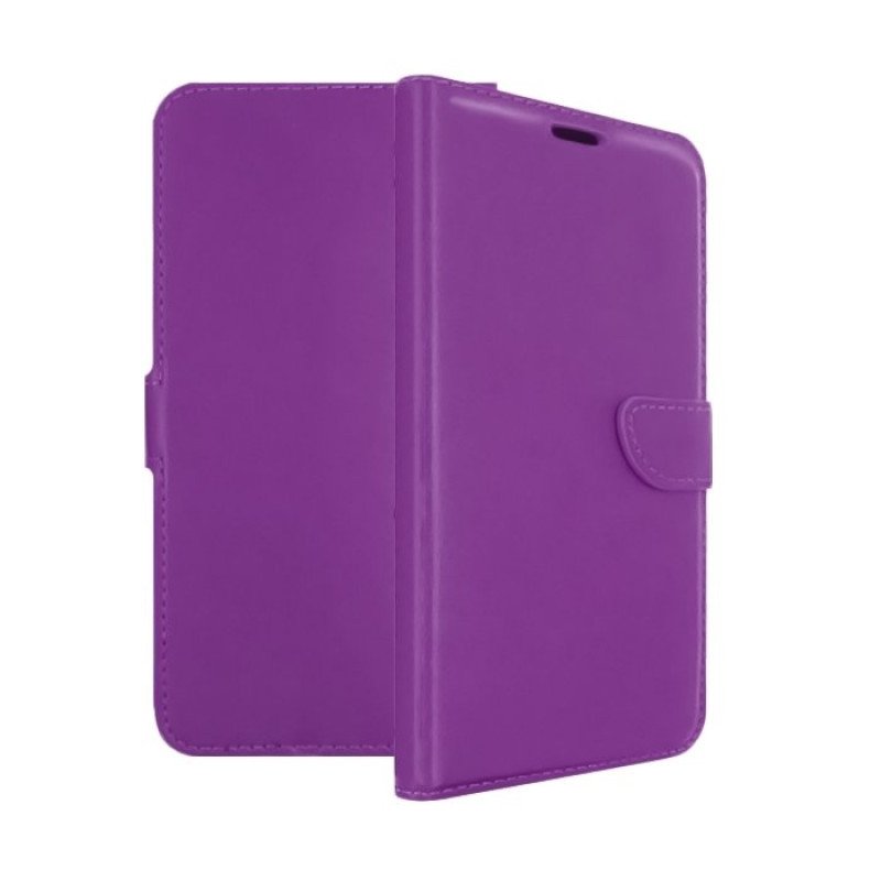 Θήκη Βιβλίο Stand Leather Wallet για Nokia 3.1 - Χρώμα: Μωβ
