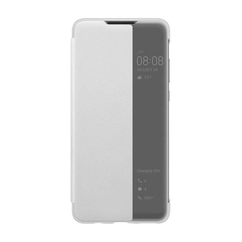 Θήκη Smart View Flip Cover για Xiaomi Redmi 7 - Χρώμα: Ασημί