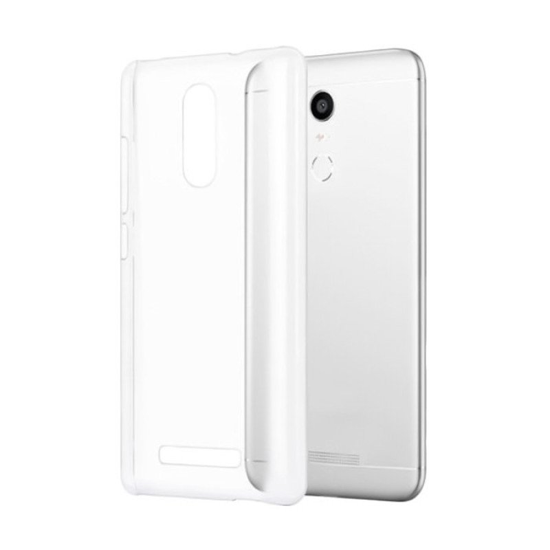 Θήκη Πλάτης Σιλικόνης για Xiaomi Redmi Note 3 - Χρώμα: Διάφανο