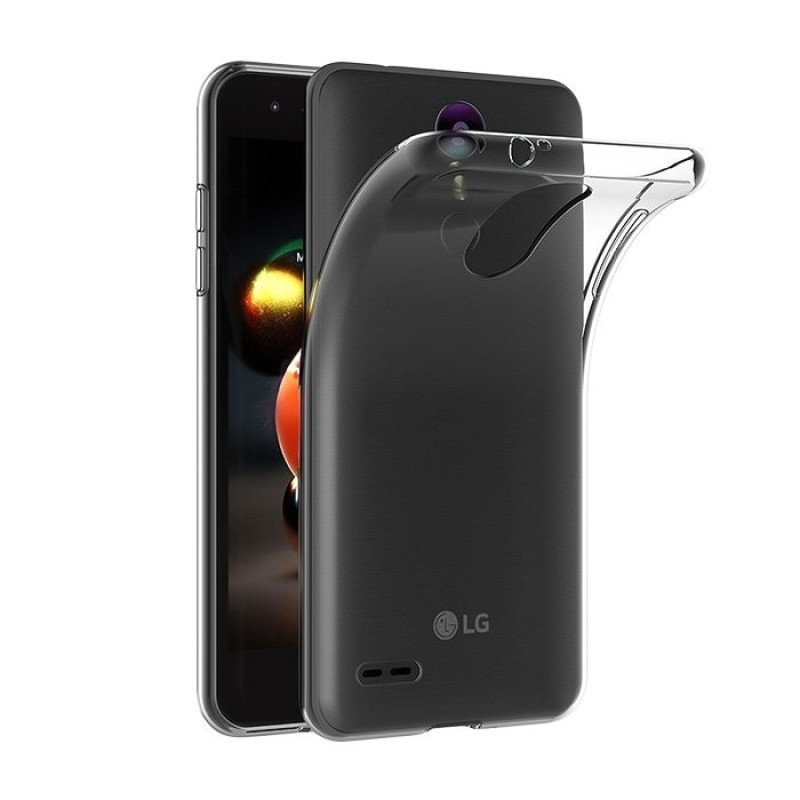 Θήκη Πλάτης Σιλικόνης για LG K8 2018/K9 - Χρώμα: Διάφανο