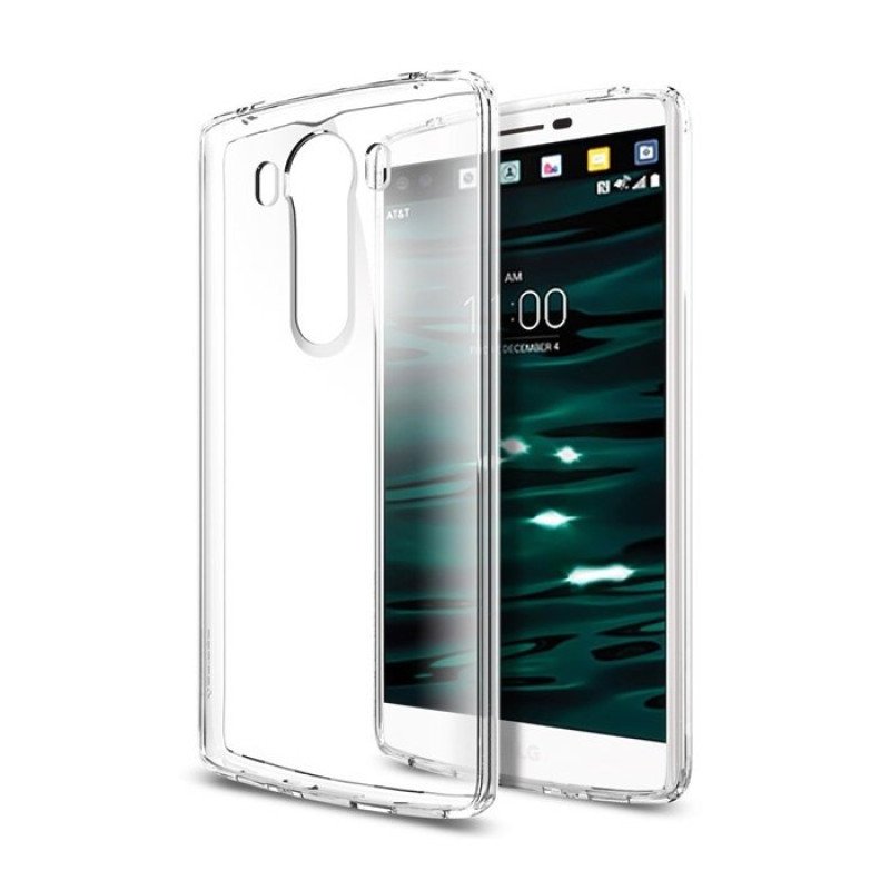 Θήκη Πλάτης Σιλικόνης για LG V10 - Χρώμα: Διάφανο
