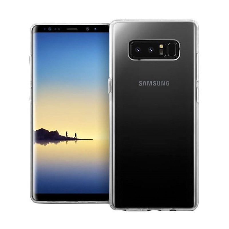 Θήκη Πλάτης Σιλικόνης για Samsung N950F Galaxy Note 8 - Χρώμα: Διάφανο