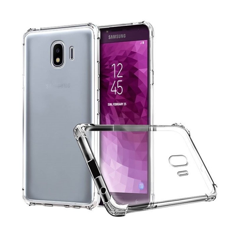 Θήκη Πλάτης Σιλικόνης Anti Shock 0.5mm για Samsung J400F Galaxy J4 2018 - Χρώμα: Διάφανο