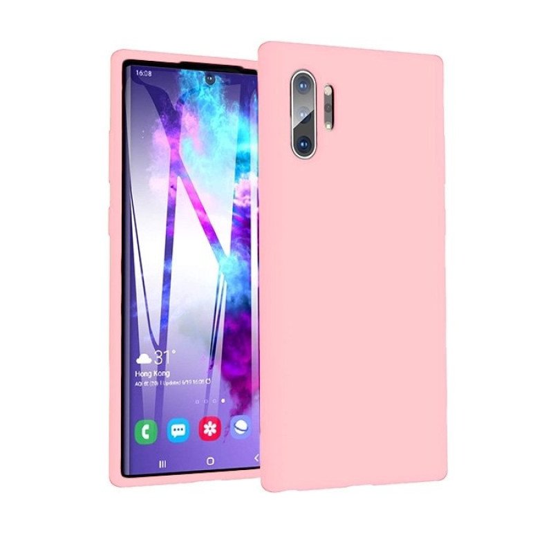 Θήκη Πλάτης Σιλικόνης για Samsung N975F Galaxy Note 10 Plus - Χρώμα: Χρυσό Ροζ