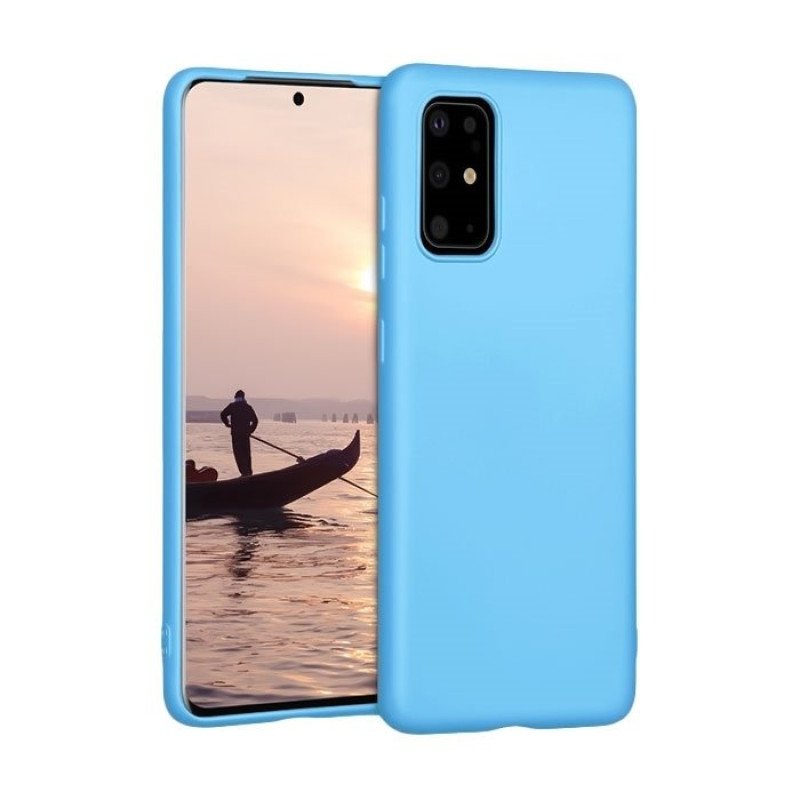 Θήκη Πλάτης Σιλικόνης για Samsung G985F Galaxy S20 Plus - Χρώμα: Γαλάζιο