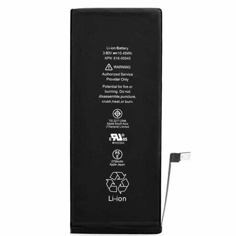 Μπαταρία Συμβατή με Apple iPhone 6S Plus (616-00042) - 2750mAh( ΔΕΝ ΕΜΦΑΝΙΖΕΙ ΤΗΝ ΥΓΕΙΑ ΤΗΣ ΜΠΑΤΑΡΙΑΣ  )