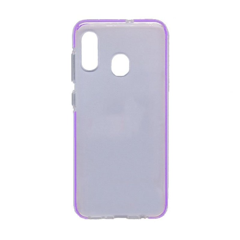 Θήκη Πλάτης Σιλικόνης για Samsung A205/ A305 Galaxy A20 / A30 - Χρώμα: Μωβ