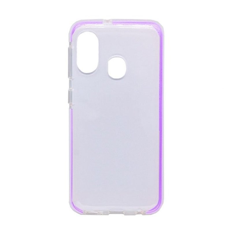 Θήκη Πλάτης Σιλικόνης για Samsung A102/ A202 Galaxy A10e / A20e - Χρώμα: Μωβ