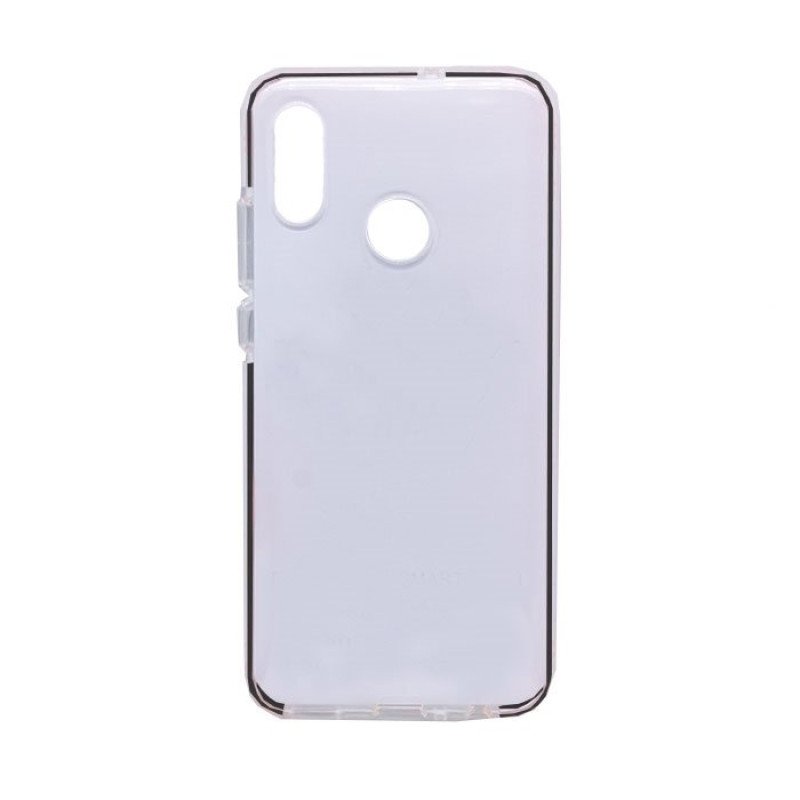 Θήκη Πλάτης Σιλικόνης για Huawei P Smart 2019 - Χρώμα: Μαύρο