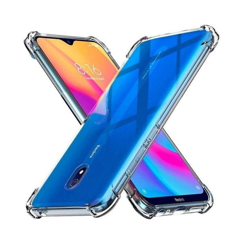 Θήκη Πλάτης Σιλικόνης Anti Shock 1.5mm για Xiaomi Redmi 8A - Χρώμα: Διάφανο