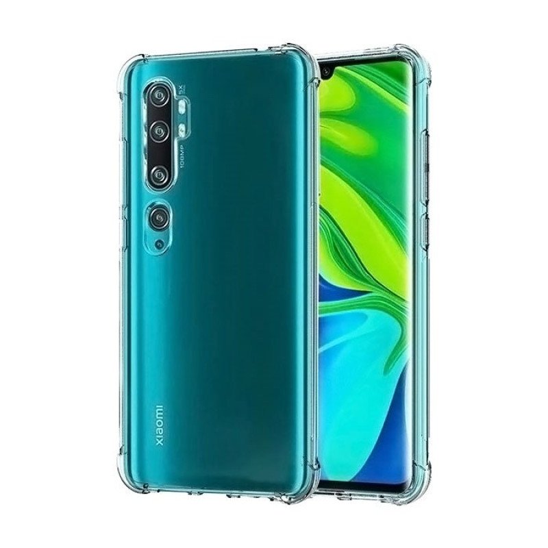 Θήκη Πλάτης Σιλικόνης Anti Shock 1.5mm για Xiaomi Mi Note 10/10 Pro - Χρώμα: Διάφανο