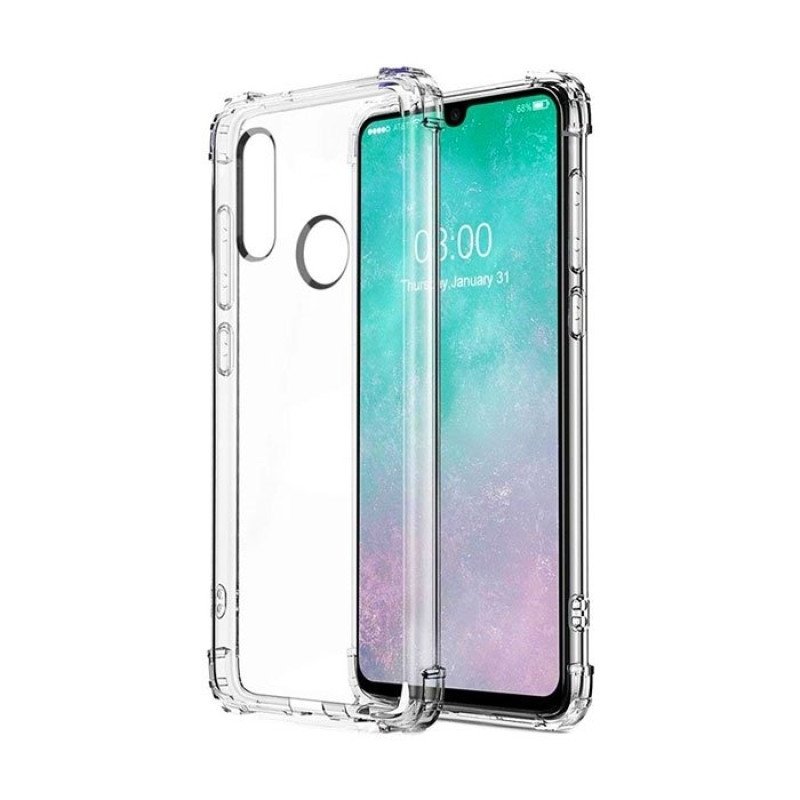 Θήκη Πλάτης Σιλικόνης Anti Shock 1.5mm για Huawei P30 Lite - Χρώμα: Διάφανο
