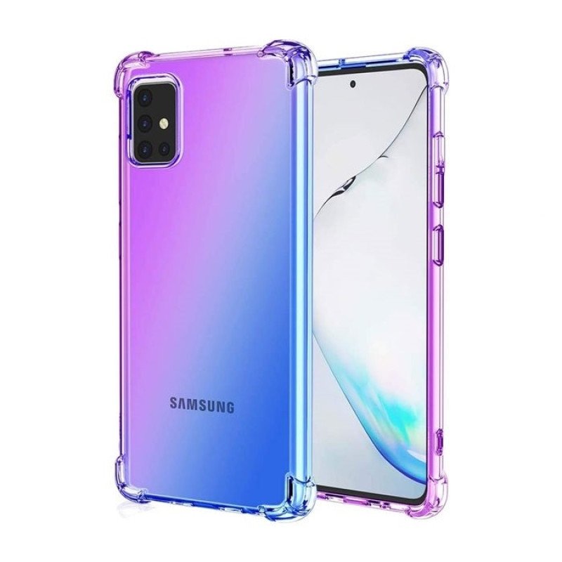 Θήκη Πλάτης Σιλικόνης Anti Shock 1.5mm για Samsung A715F Galaxy A71 - Χρώμα: Διάφανο