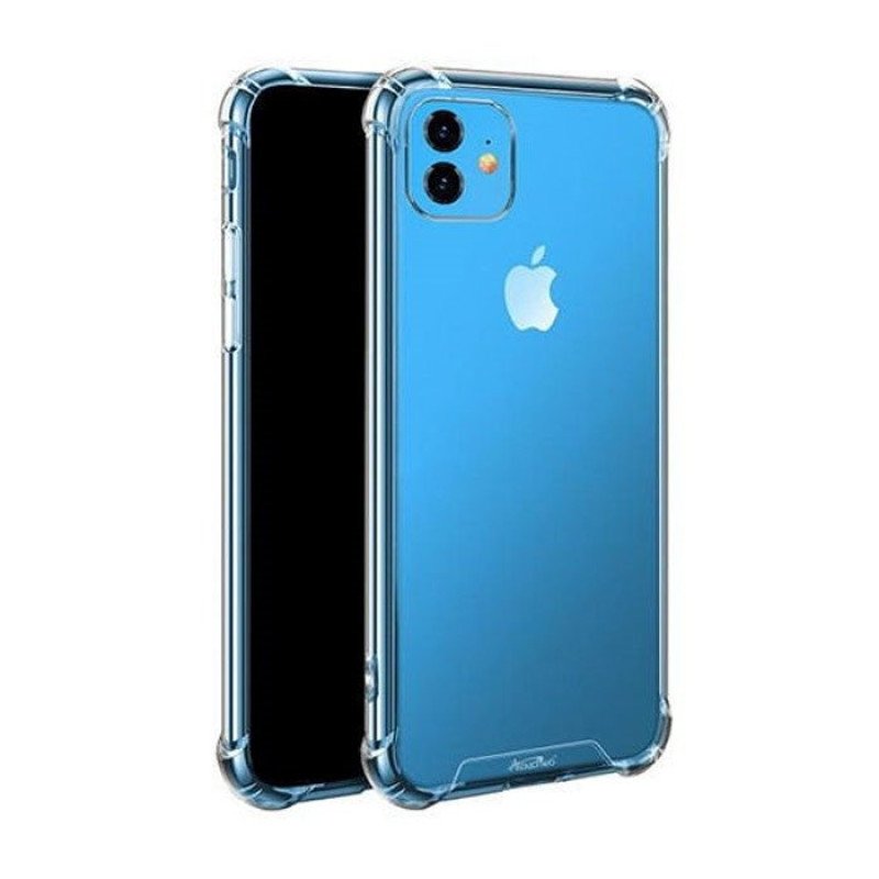 Θήκη Πλάτης Σιλικόνης Anti Shock 1.5mm για Apple iPhone 11 - Χρώμα: Διάφανο