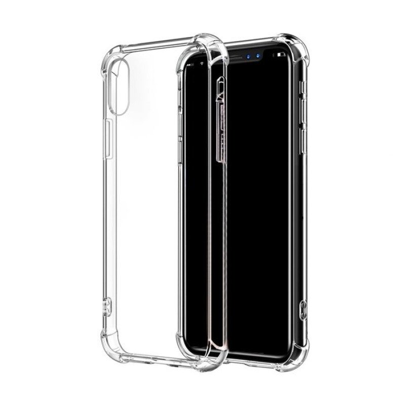 Θήκη Πλάτης Σιλικόνης Anti Shock 1.5mm για Apple iPhone X / XS - Χρώμα: Διάφανο