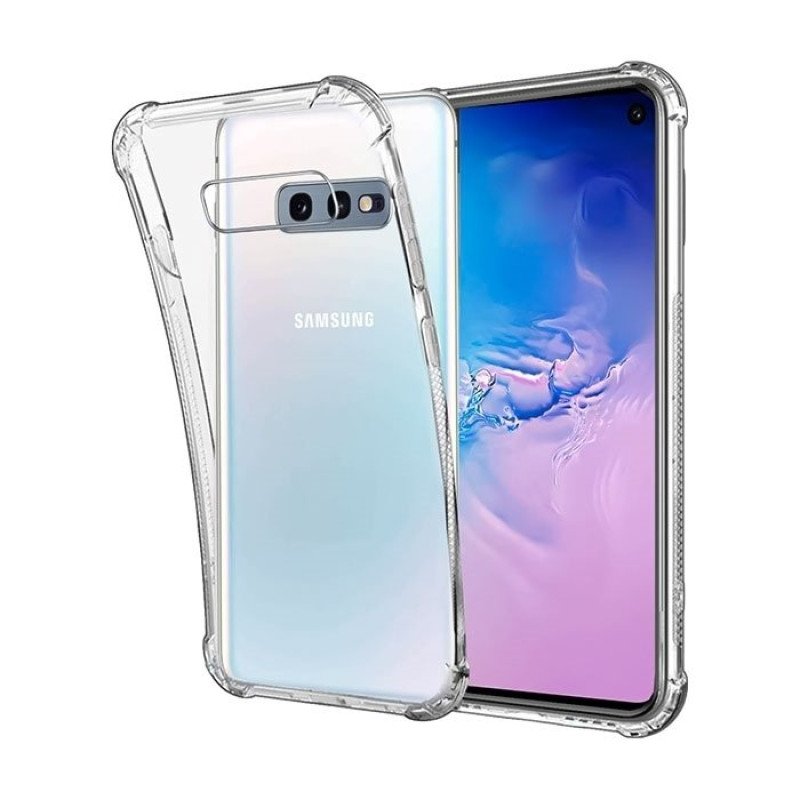 Θήκη Πλάτης Σιλικόνης Anti Shock 1.5mm για Samsung G970F Galaxy S10e 5.8' - Χρώμα: Διάφανο