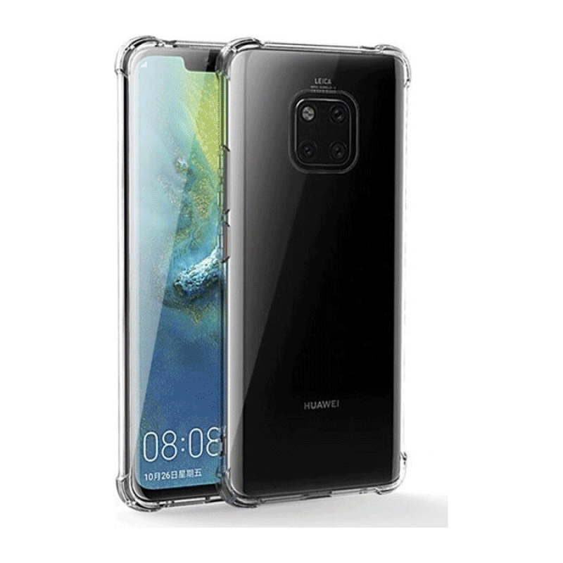 Θήκη Πλάτης Σιλικόνης Anti Shock 1.5mm για Huawei Mate 20 Pro - Χρώμα: Διάφανο