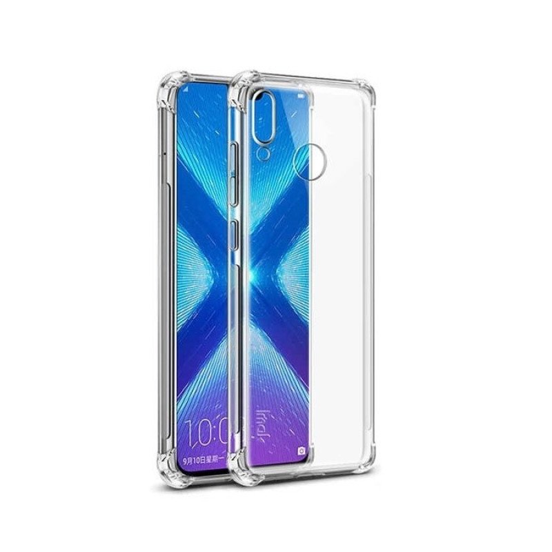 Θήκη Πλάτης Σιλικόνης Anti Shock 1.5mm για Huawei Honor 8X/Honor View 10 Lite - Χρώμα: Διάφανο