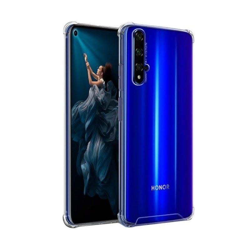 Θήκη Πλάτης Σιλικόνης Anti Shock 1.5mm για Huawei Honor 20/20S/Nova 5T - Χρώμα: Διάφανο