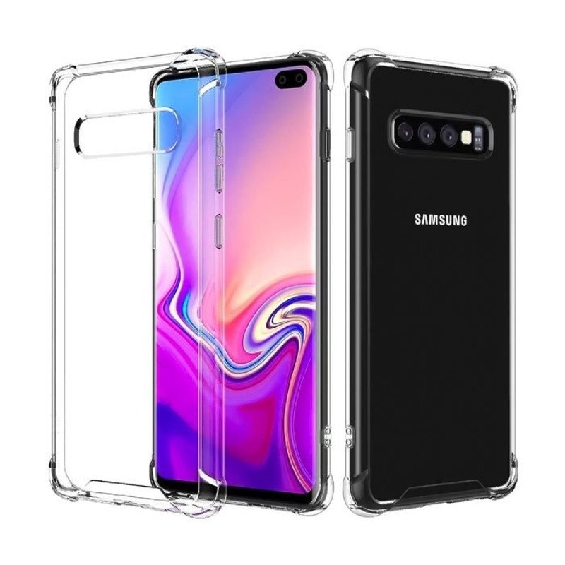Θήκη Πλάτης Σιλικόνης Anti Shock 1.5mm για Samsung G975F Galaxy S10  Plus - Χρώμα: Διάφανο