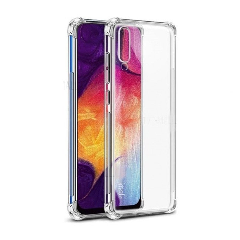 Θήκη Πλάτης Σιλικόνης Anti Shock 1.5mm για Samsung A705F Galaxy A70/A707F A70s - Χρώμα: Διάφανο