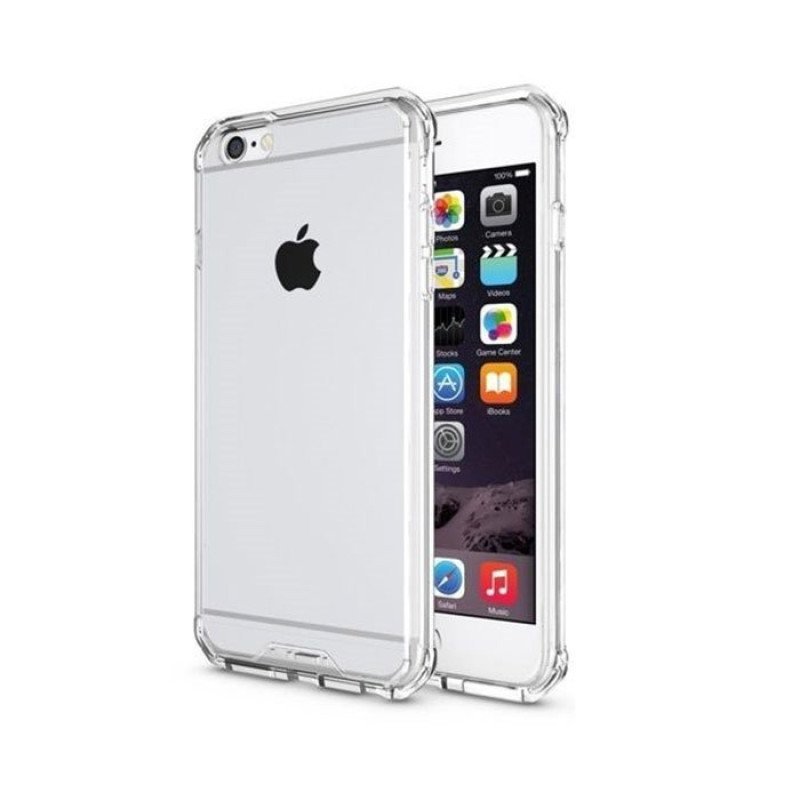 Θήκη Πλάτης Σιλικόνης Anti Shock 1.5mm για Apple iPhone 6 Plus/6S Plus - Χρώμα: Διάφανο