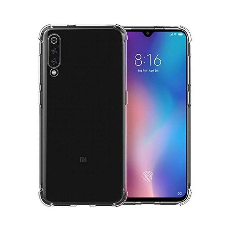 Θήκη Πλάτης Σιλικόνης Anti Shock 1.5mm για Xiaomi Mi 9 - Χρώμα: Διάφανο