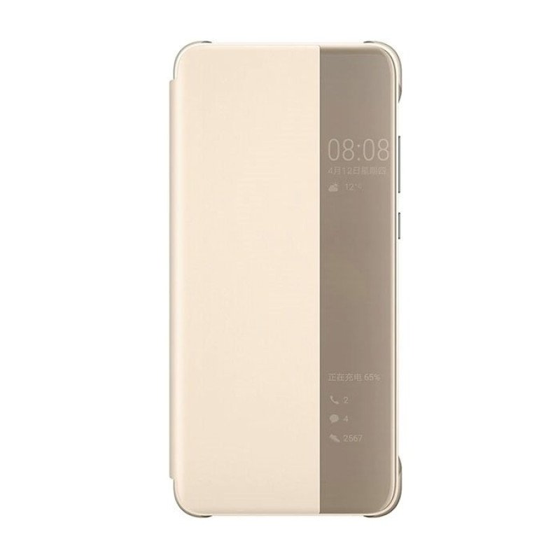 Θήκη Smart View Flip Cover για Xiaomi Redmi 8/8A - Χρώμα: Χρυσό