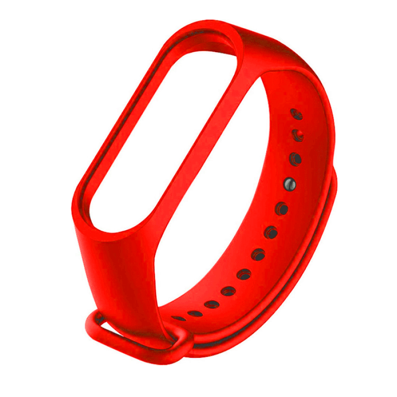 Λουράκι Σιλικόνης για  Xiaomi (Mi Band 3/Mi Smart Band 4) - Xρώμα: Κόκκινο