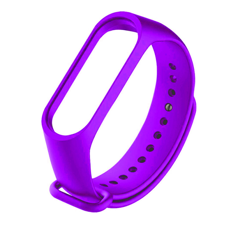 Λουράκι Σιλικόνης για  Xiaomi (Mi Band 3/Mi Smart Band 4) - Xρώμα: Μωβ
