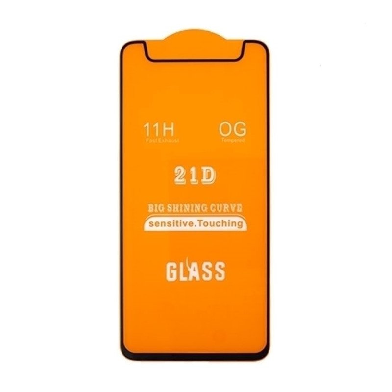 Προστασία Οθόνης 21D Full Face Tempered Glass για  Universal 6.3 inches - Χρώμα: Μαύρο