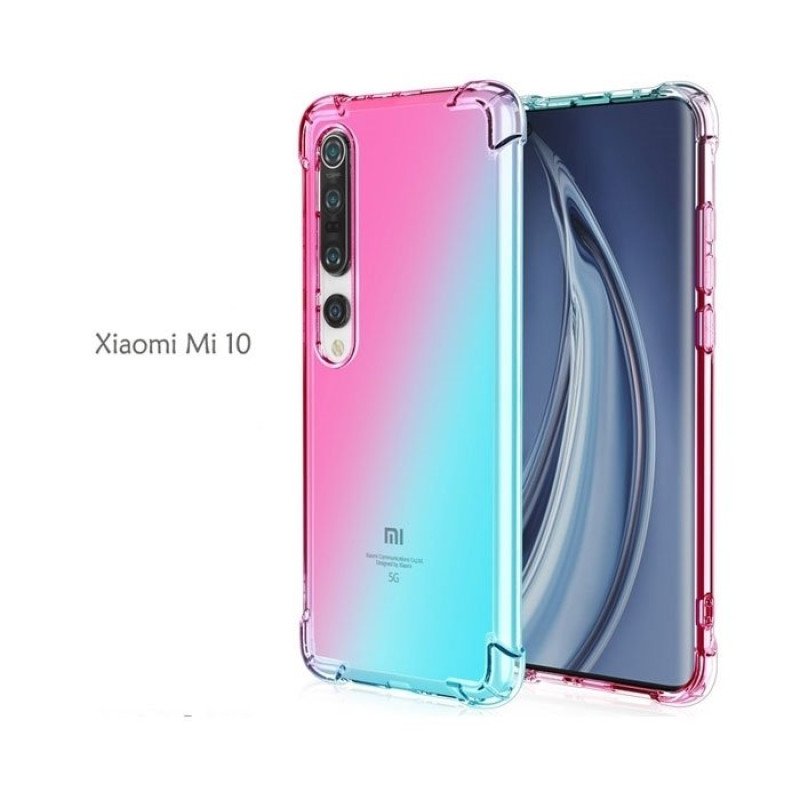 Θήκη Πλάτης Σιλικόνης Anti Shock 1.5mm για Xiaomi MI 10 - Χρώμα: Διάφανο