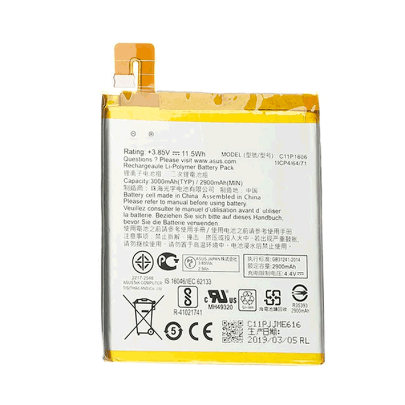 Μπαταρία Asus C11P1606 για ZenFone 3 Laser 5.5" ZC551KL - 3000 mAh bulk
