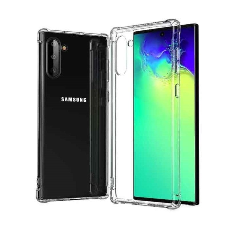 Θήκη Πλάτης Σιλικόνης Anti Shock 1.5mm για Samsung N970F Galaxy Note 10 - Χρώμα: Διάφανο
