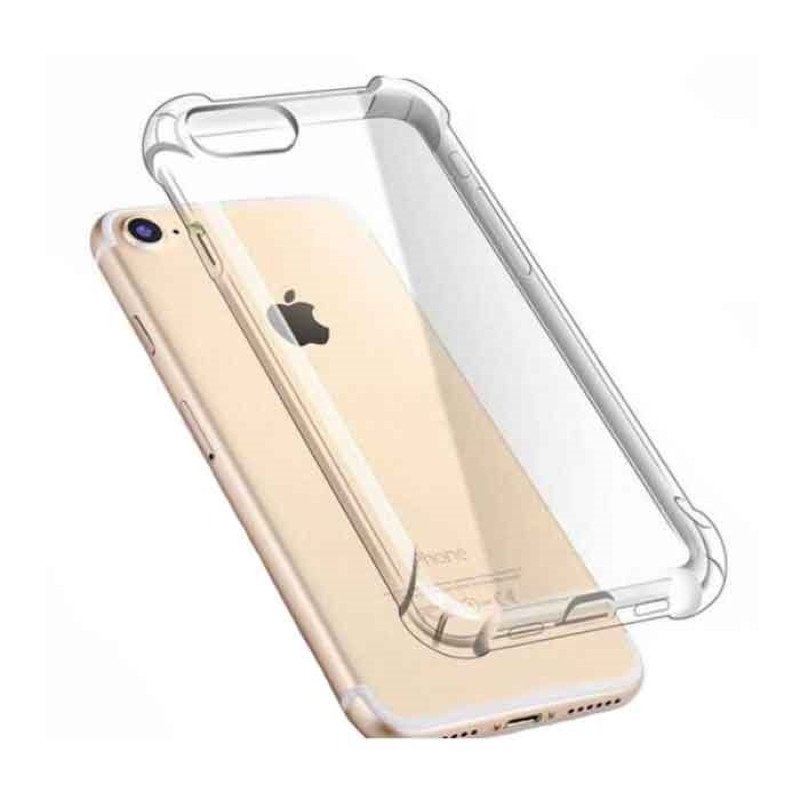 Θήκη Πλάτης Σιλικόνης Anti Shock 1.5mm για Iphone 6G/6S - Χρώμα: Διάφανο