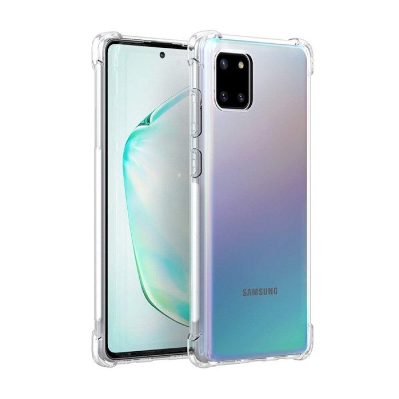 Θήκη Πλάτης Σιλικόνης Anti Shock 1.5mm για Samsung N770F Galaxy Note 10 Lite - Χρώμα: Διάφανο